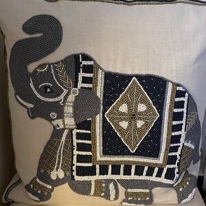 John Robshaw beaded
Elephant pillow